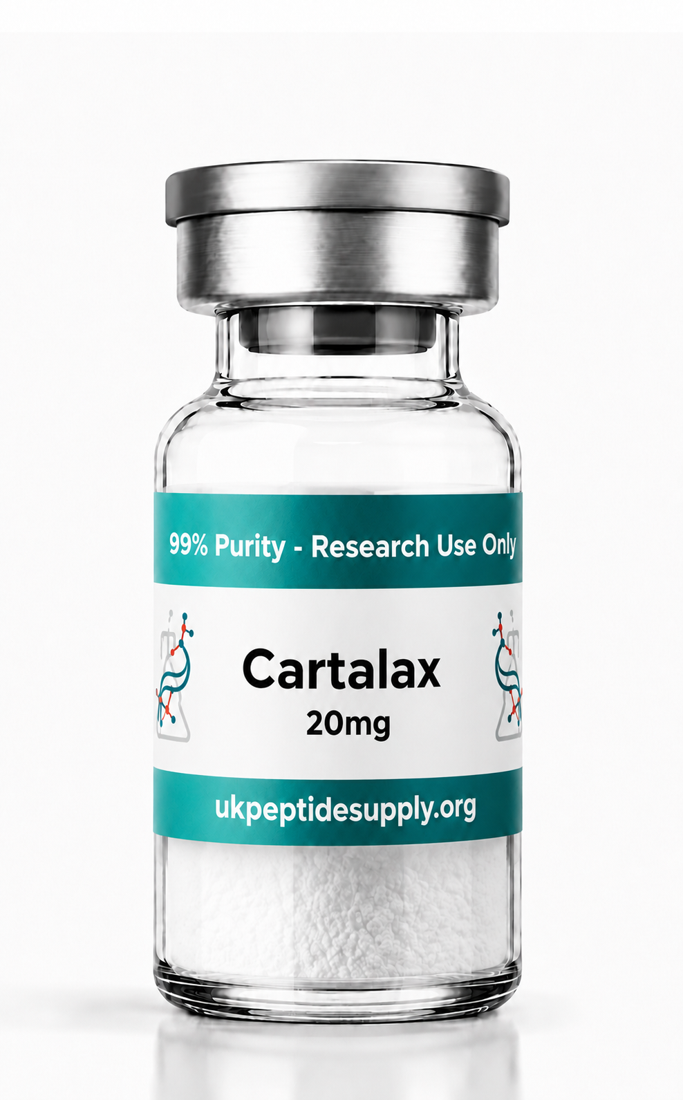 Cartalax 20mg lyophilized research peptide vial