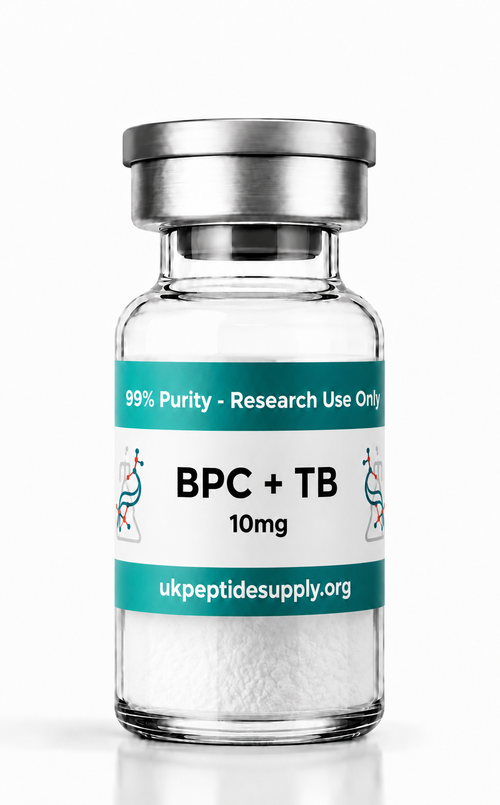BPC-157 and TB-500 research peptide blend vial