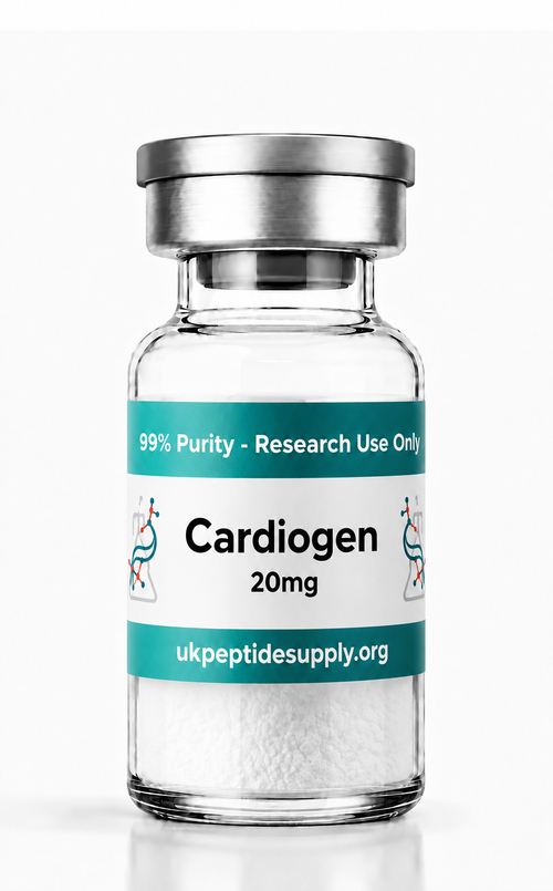 Cardiogen 20mg lyophilized research peptide vial