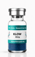 KLOW research peptide blend lyophilized powder vials