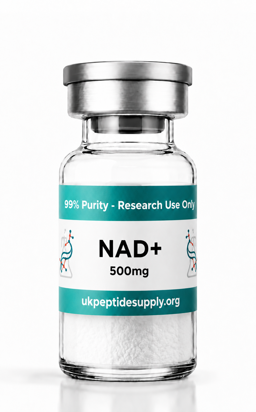 NAD+ lyophilized research compound vial