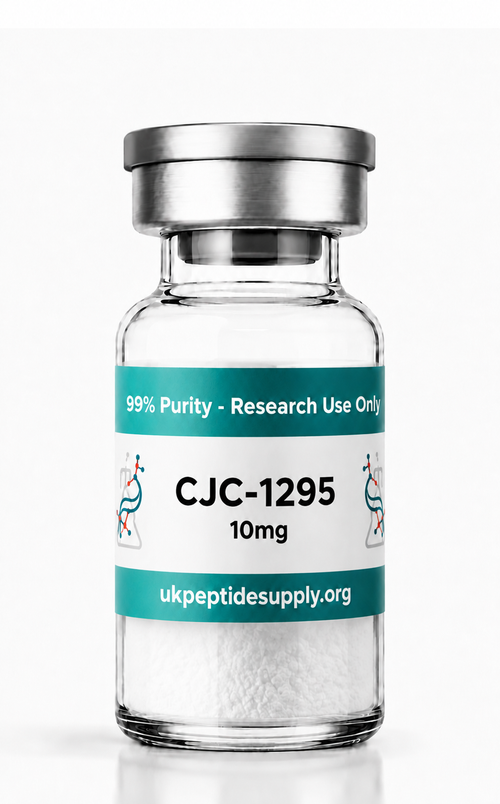 CJC-1295 without DAC 10mg lyophilized research peptide vial